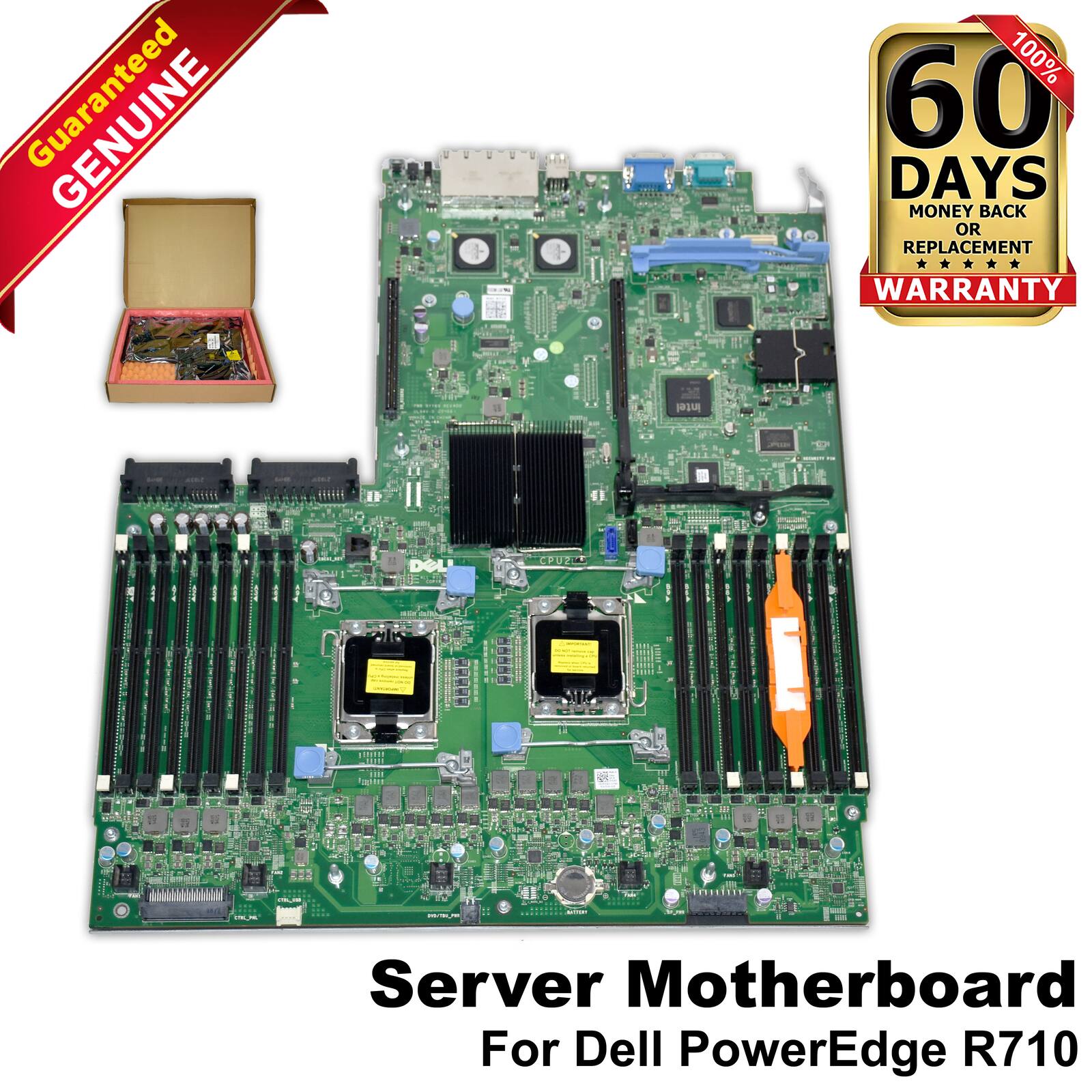 Guaranteed 100% 60 DAYS MONEY BACK OR REPLACEMENT WARRANTY

Server Motherboard For Dell PowerEdge R710