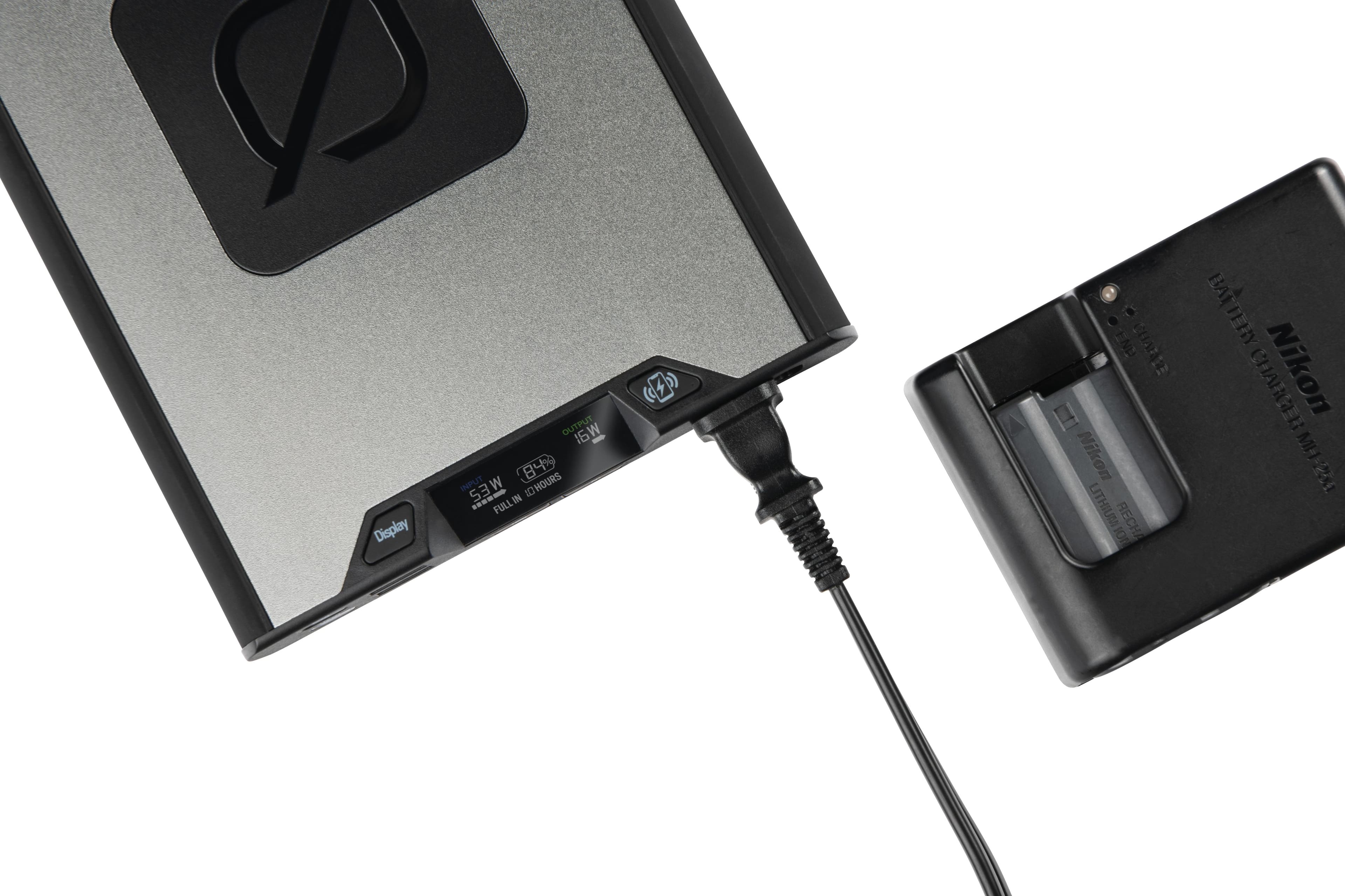 Alt View 13. Goal Zero - Sherpa 100 AC Portable Charger for Most USB Devices - Silver.