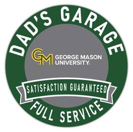 Fan Creations - George Mason Patriots 16" x 16" Dad's Garage Wood Sign - Multicolor