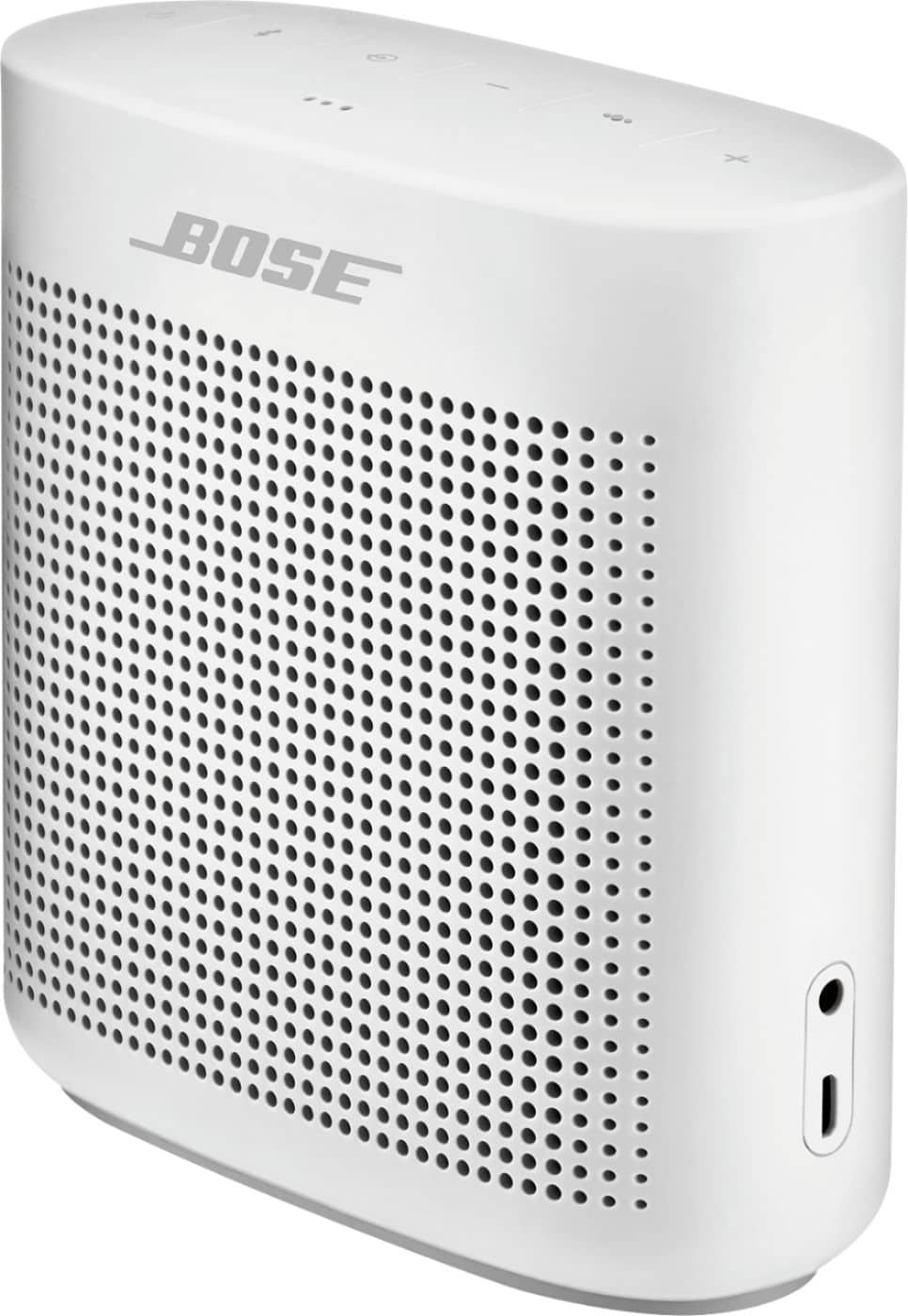 Left. Bose - SoundLink Color Portable Bluetooth Speaker II - Polar White.