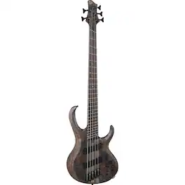 Ibanez - BTB Workshop Series BTB805MS 5-String Electric Bass Guitar, Transparent Gray Flat