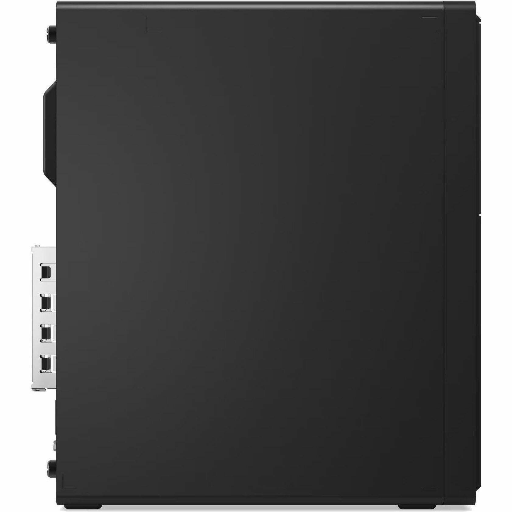 Alt View 2. Lenovo - Lenovo ThinkCentre M90s Gen 6 12YU000HUS Desktop Computer - Intel Core Ultra 5 235 - 16 GB - 512 GB SSD - Small Form - Black.