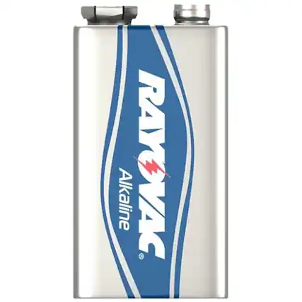 Front. Rayovac - 9V Batteries (8-Pack) - Silver/Blue.