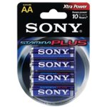 Front Zoom. Sony - Stamina Plus AA Batteries (4-Pack).