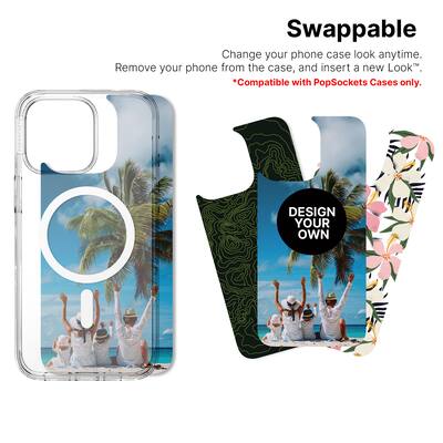 PopSockets - MagSafe PopCase for iPhone 16 Pro Case with Customizable Graphic Case Insert (digital code) - Clear PopSockets - MagSafe PopCase for iPhone 16 Pro Case with Customizable Graphic Case Insert (digital code) - Clear