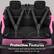 Protective Features
Seat harness and locking doors secure your child when they're on the go