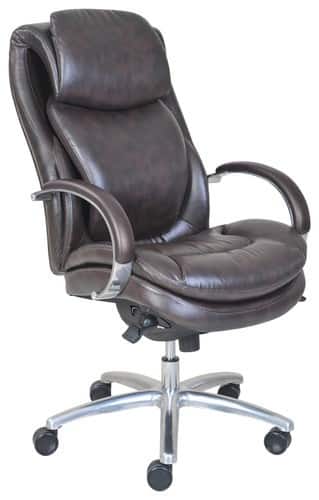 Serta - Wellness by Design Air Series 100 Executive Chair - Brown - Larger Front