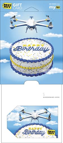 Best Buy® - $30 Happy Birthday Drone Gift Card-Front_Standard 