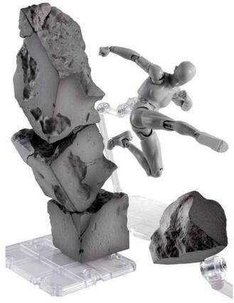 Front. Bandai - Tamashii Nations - Tamashii Effect - S.H. Figuarts - Concrete Crash - COLLECTIBLES - Multicolor.
