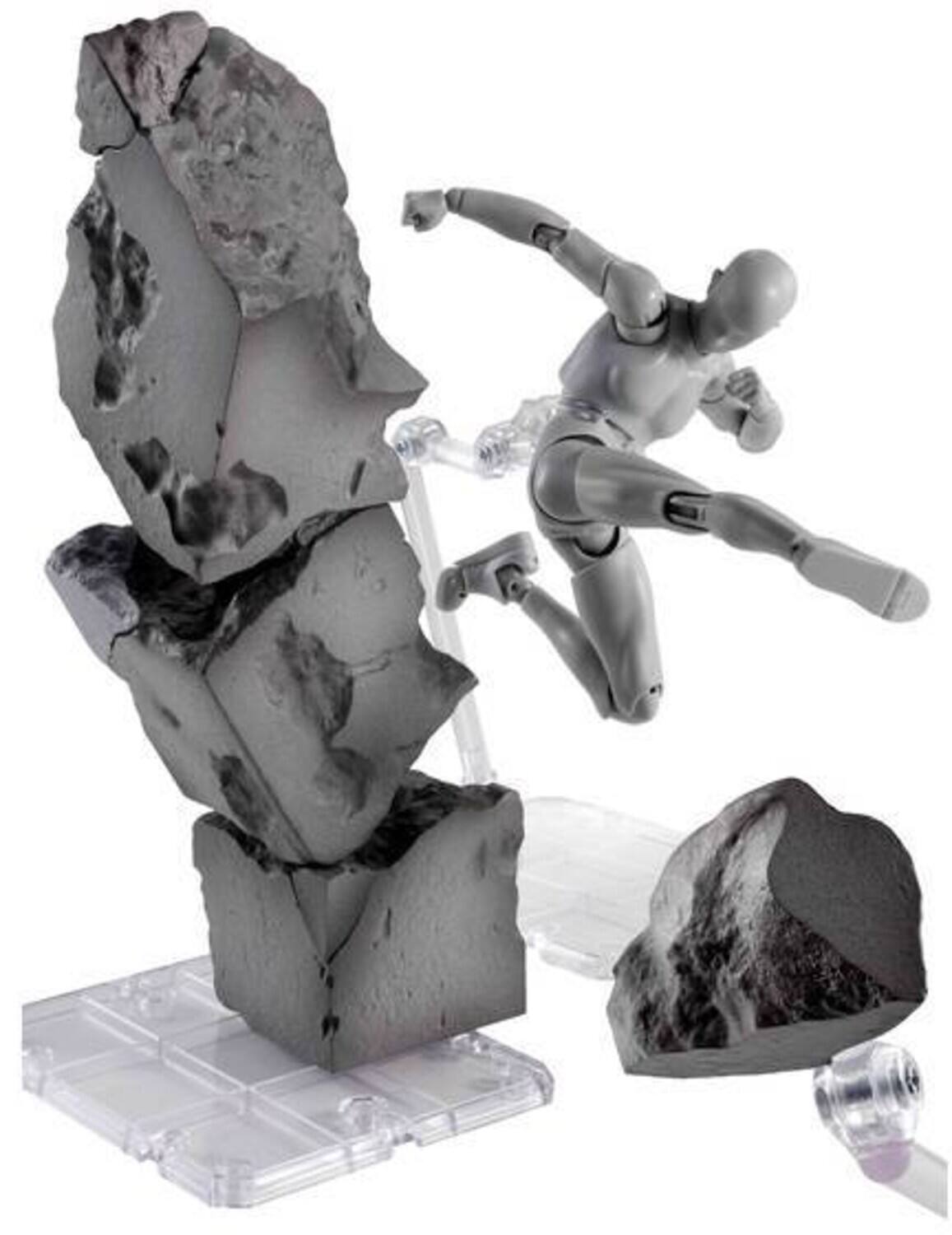 Front. Bandai - Tamashii Nations - Tamashii Effect - S.H. Figuarts - Concrete Crash   - COLLECTIBLES - Multicolor.