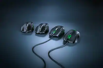 Razer Naga V2 Pro MMO Optical Gaming Mouse with Interchangeable Razer Naga V2 Pro MMO Optical Gaming Mouse with Interchangeable
