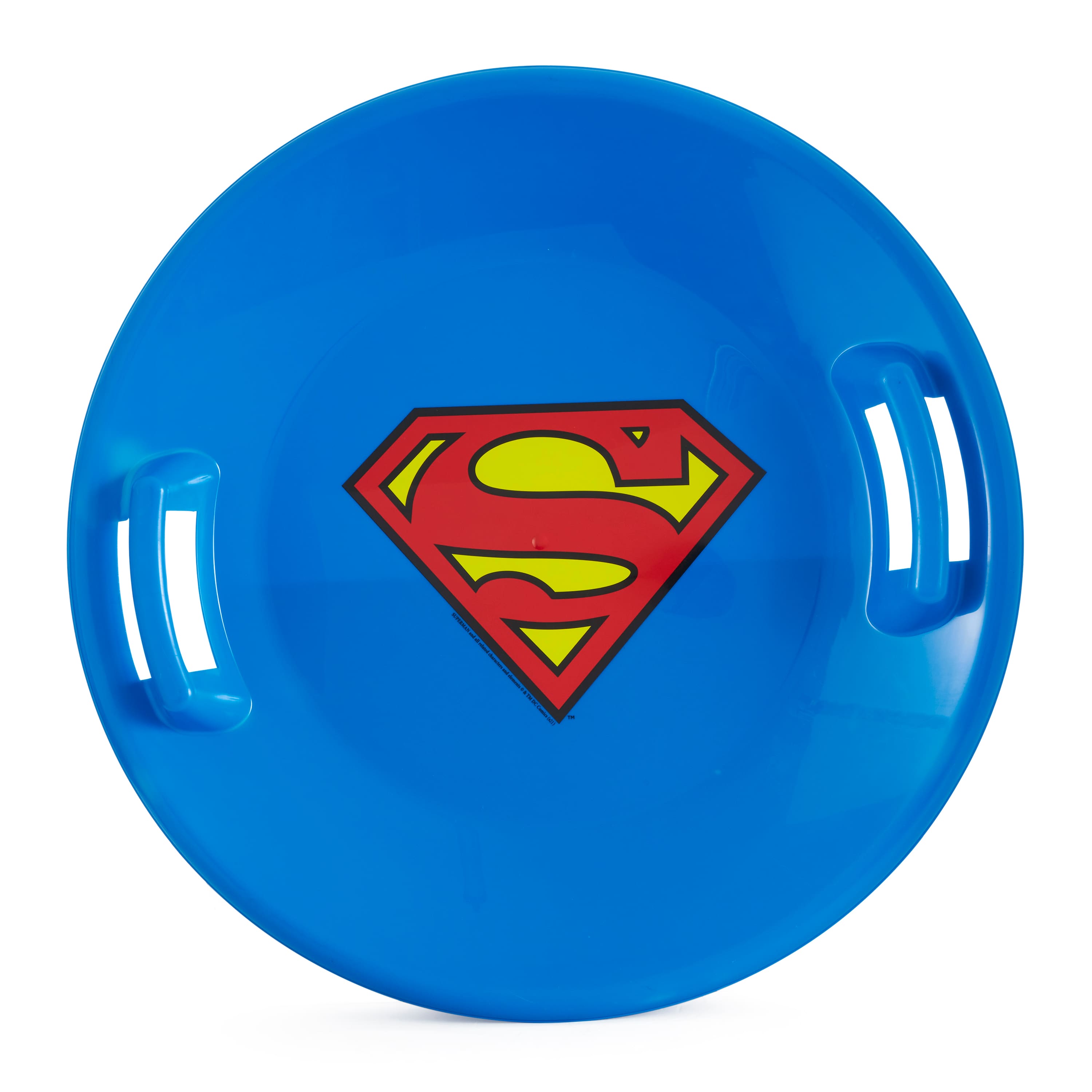 Slippery Racer - Downhill Pro Superman Plastic Saucer Disc Snow Sled Slider - Blue price history on PriceWatchPro