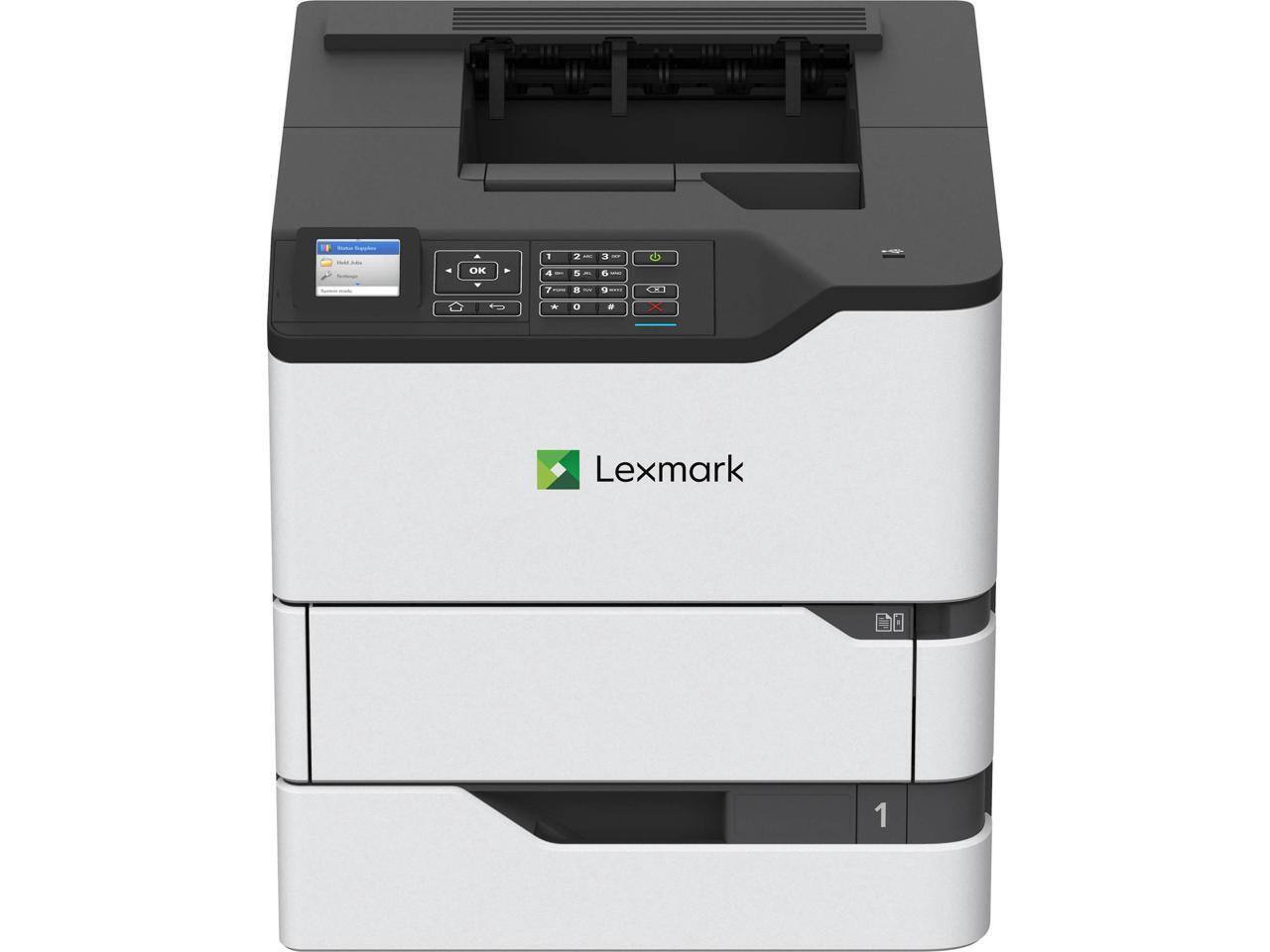 Alt View 5. Lexmark - Lexmark MS821n Single Function Monochrome Duplex Laser Printer - false.