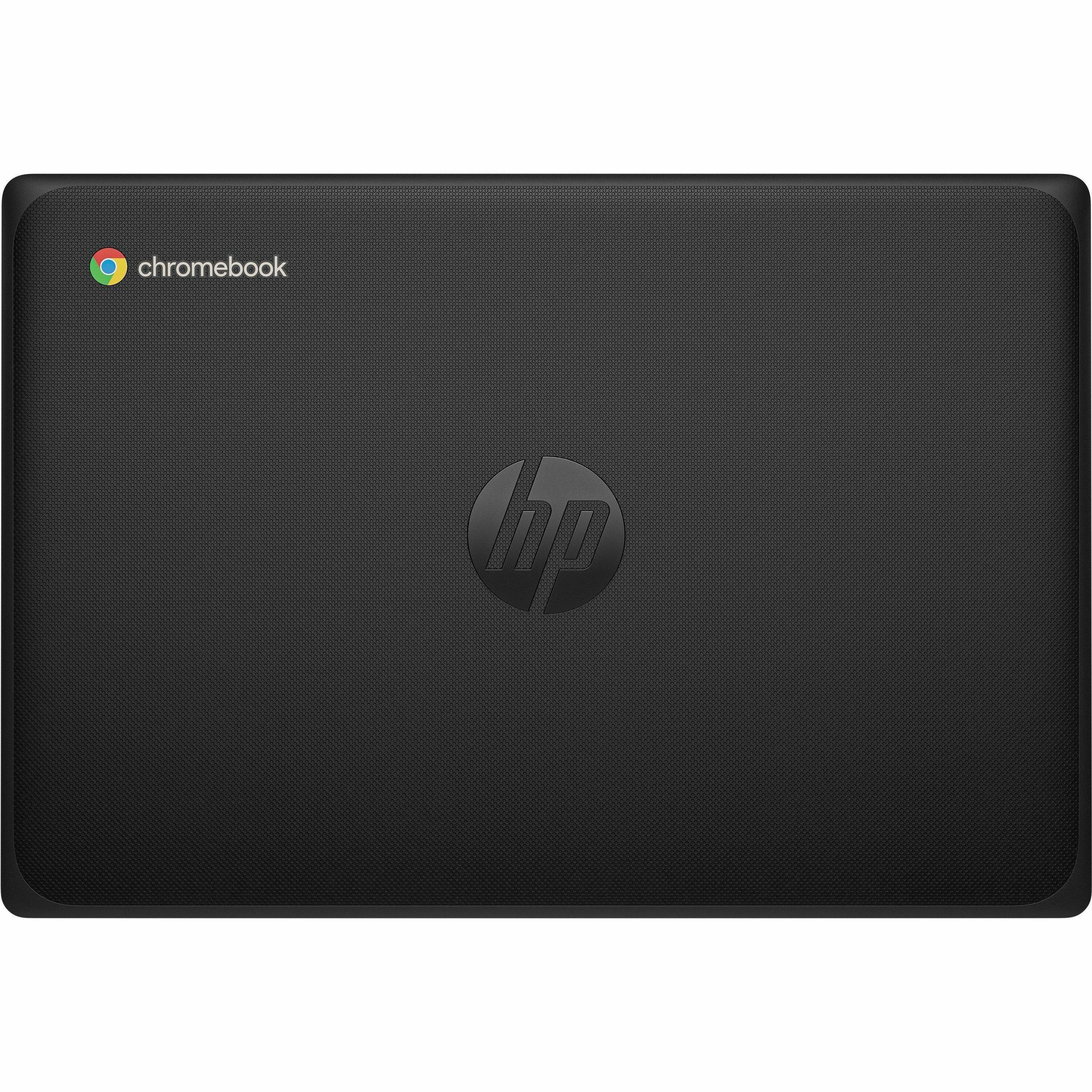 Alt View 4. HP - HP Fortis G1m 11.6" HD 1366 x 768 Chromebook ARM Cortex A76/A55 8GB RAM 64GB eMMC ARM Mali G52 MP2 Jet Black - ARM - Black.
