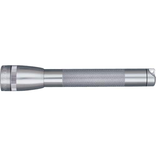 Front. MagLite - Mini Flashlight - Gray.