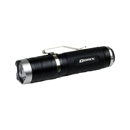 Dorcy - MG Series 70 Lumen 3AAA Flashlight - Black/Silver - Angle