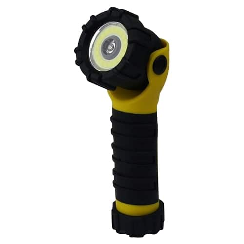 Dorcy - LED/COB Magnet Swivel Flashlight - Yellow /Black - Larger Front