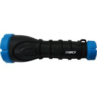 Dorcy - 110 Lumen LED Handheld Flashlight - Black with blue - Front_Zoom