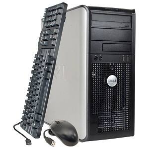 Alt View Standard 20. Dell - OptiPlex Desktop Computer - 2 GB Memory - 80 GB Hard Drive.