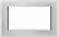 Front. GE - 26.9" Trim Kit for Microwaves - Stainless steel.