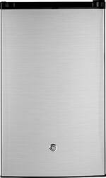 GE - 4.4 Cu. Ft. Mini Fridge - CleanSteel - Front_Standard