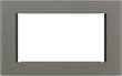 GE - 29.8" Trim Kit for Microwaves - Slate - Larger Front