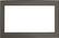 Front. GE - 26.7" Trim Kit for Microwaves - Slate.