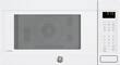 GE - 1.5 Cu. Ft. Mid-Size Microwave - White on white - Larger Front