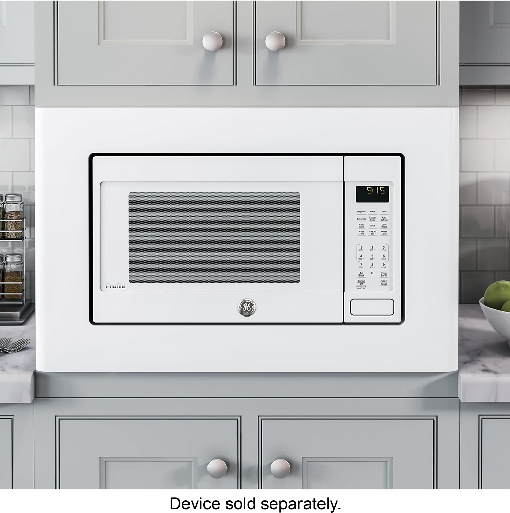 GE 26.9" Trim Kit for Microwaves White JX9152DJWW - Best Buy
