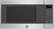 Front. Café - 1.5 Cu. Ft. Mid-Size Microwave - Stainless steel.