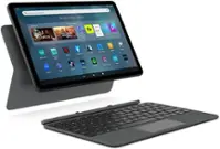 Amazon - Fire Max 11 Keyboard Case (2023 release) - Gray - Front_Zoom