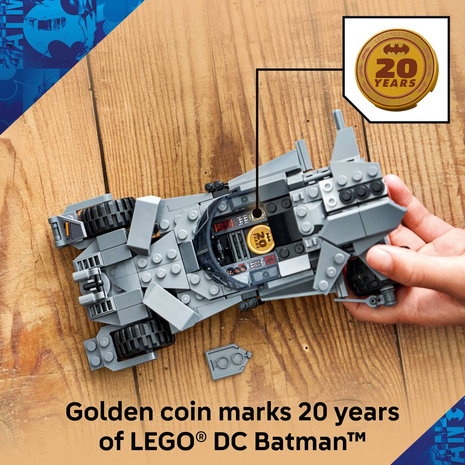 Golden coin marks 20 years of LEGO® DC Batman™