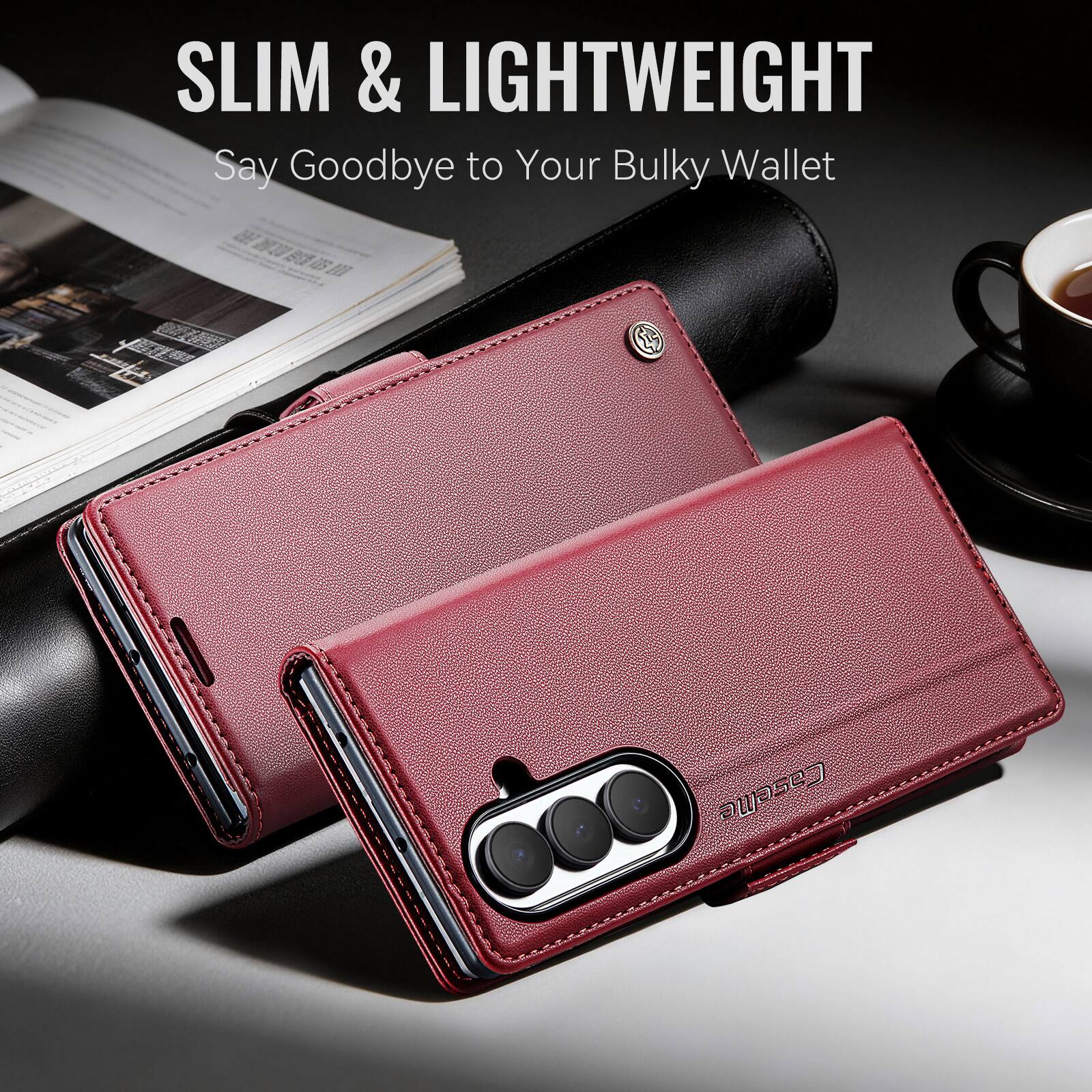 SLIM & LIGHTWEIGHT  
Say Goodbye to Your Bulky Wallet