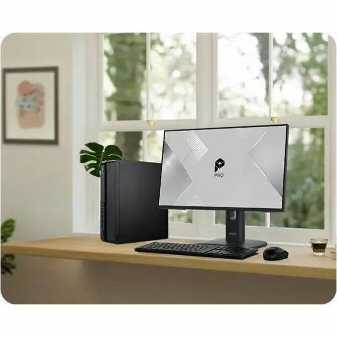 Alt View 7. MSI - MSI PRO DP80 A14G PRO DP80 A14TAG-028US Desktop Computer - Intel Core i5 14th Gen i5-14400F - 16 GB - 1 TB SSD - Black - Black.