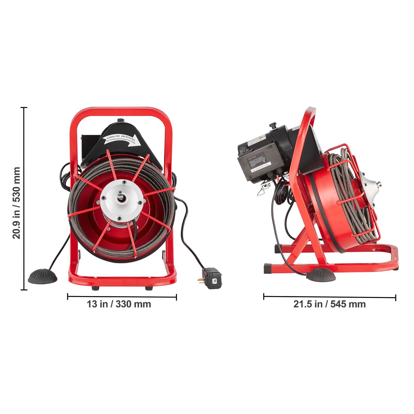 20.9 in / 530 mm
13 in / 330 mm
21.5 in / 545 mm