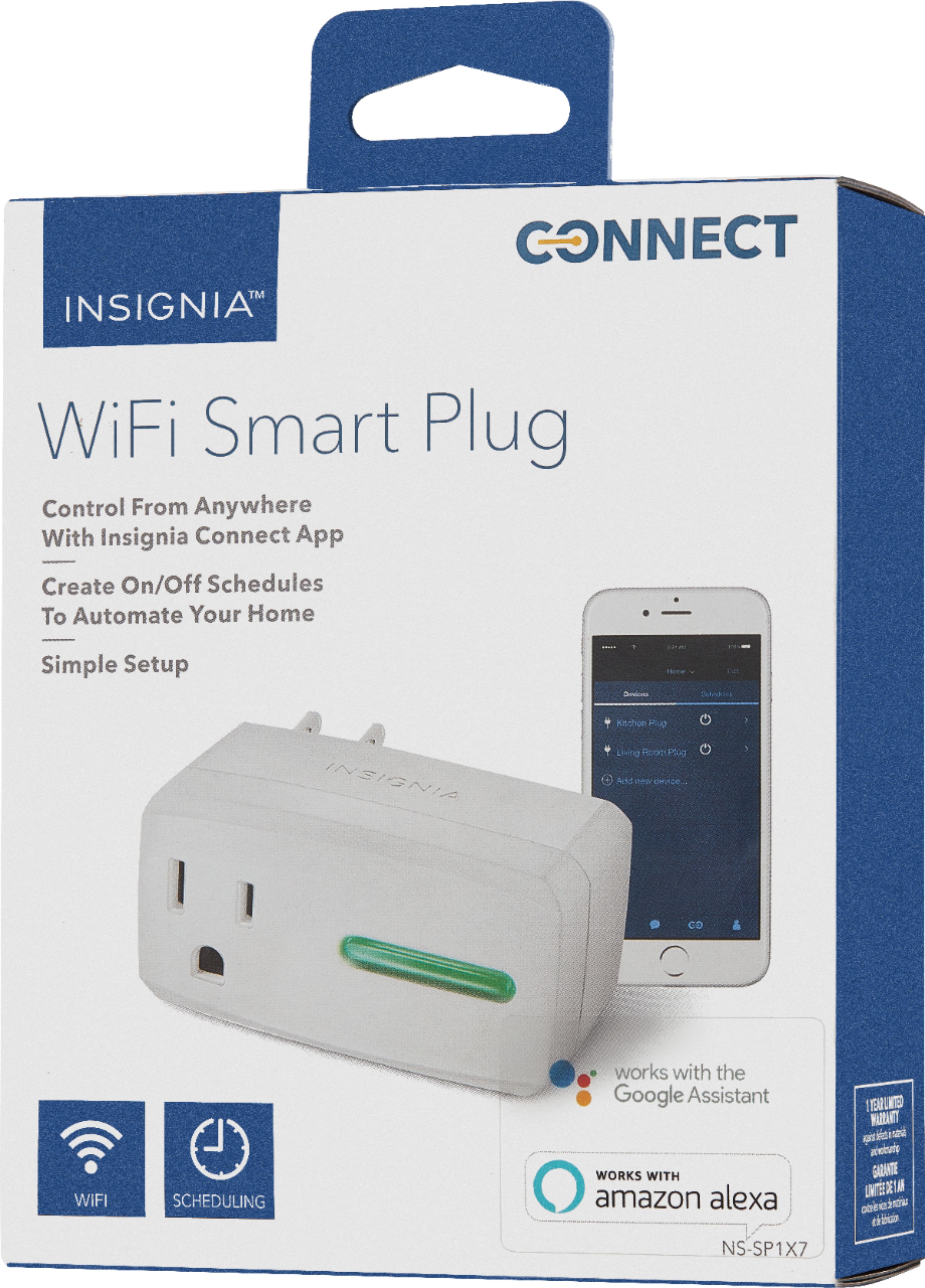 Insignia™ Plug-In Bluetooth Speaker White NS-SPBTP1-W - Best Buy