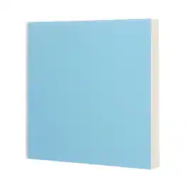 Unique Bargains - 5x5 Inch Hardcover Pocket Watercolor Sketchbook, 50/100pg 230GSM Blank Travel Journal for Drawing & Painting - Blue