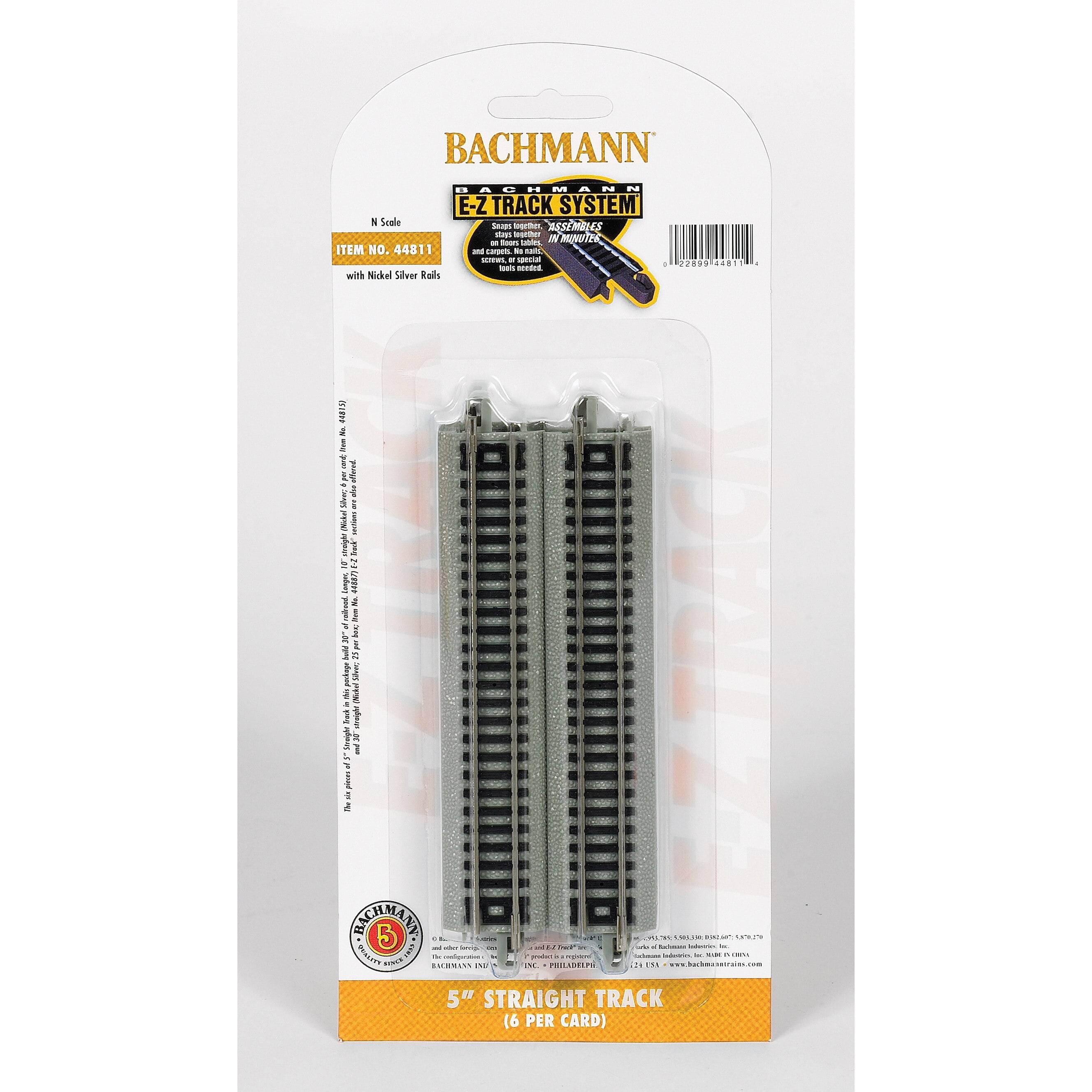 Bachmann - Trains N Scale 5" Straight Track - 6 Pack