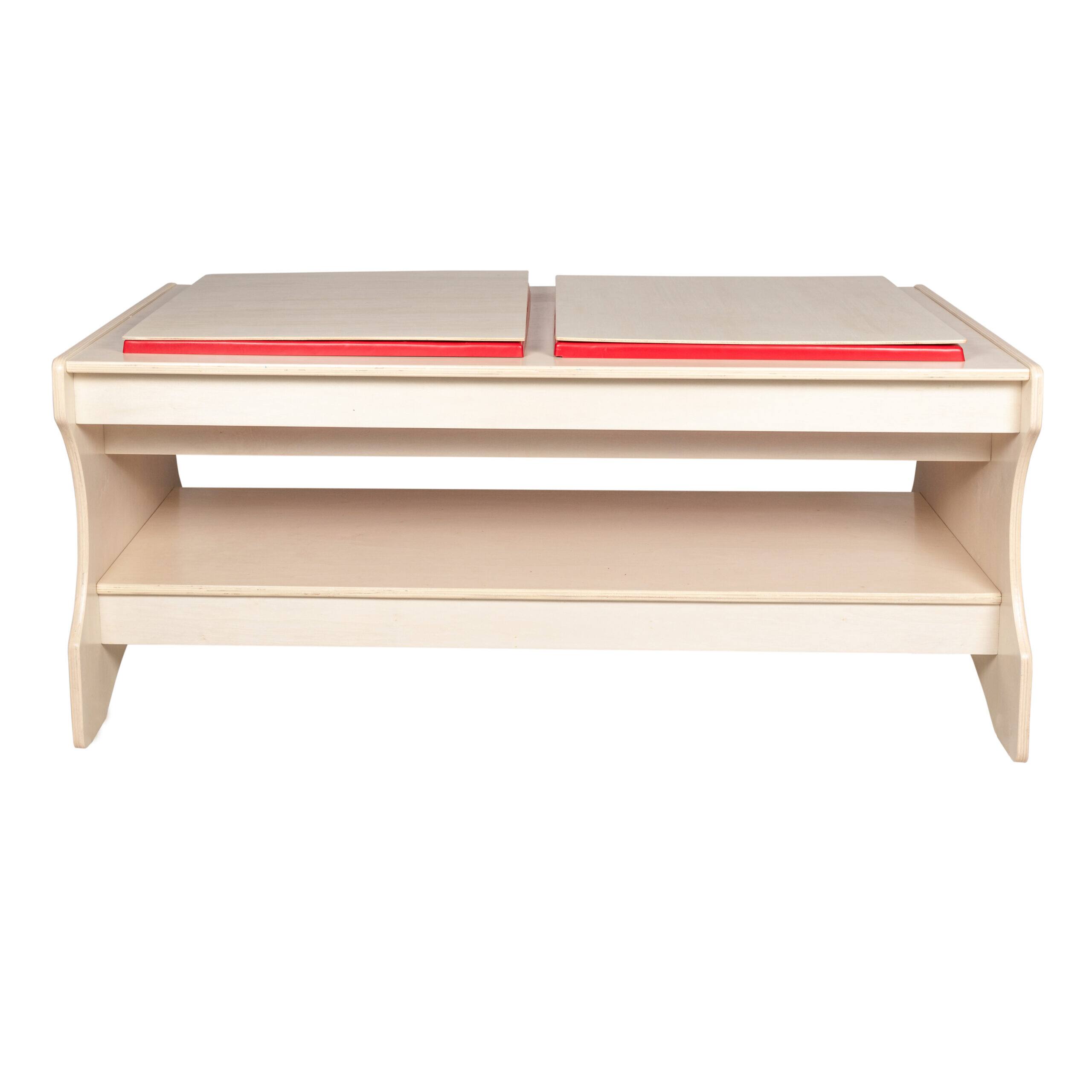 Angle. Children's Factory - Mobile Sand and Water Table - Assembled.