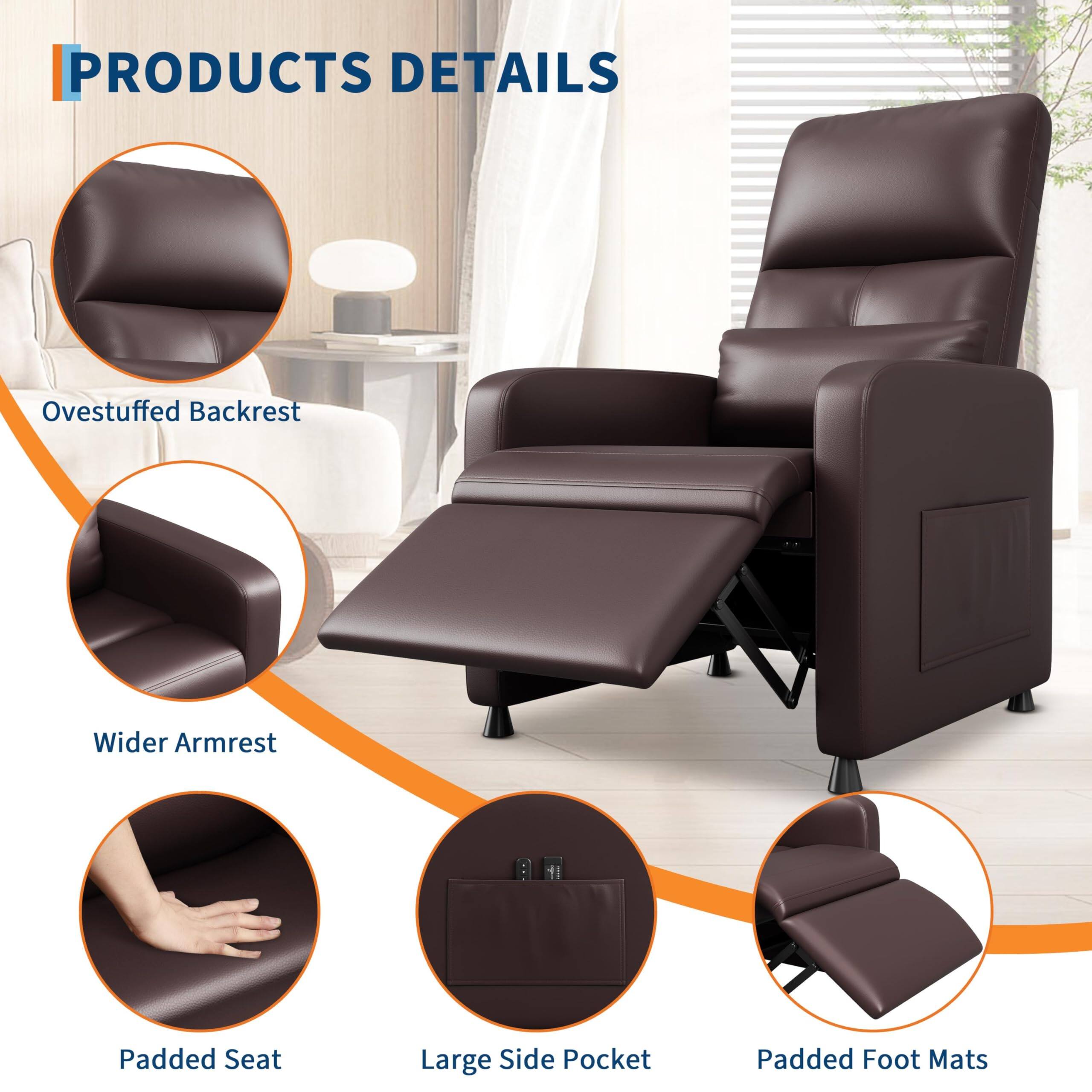 PRODUCTS DETAILS

- Ovestuffed Backrest
- Wider Armrest
- Padded Seat
- Large Side Pocket
- Padded Foot Mats