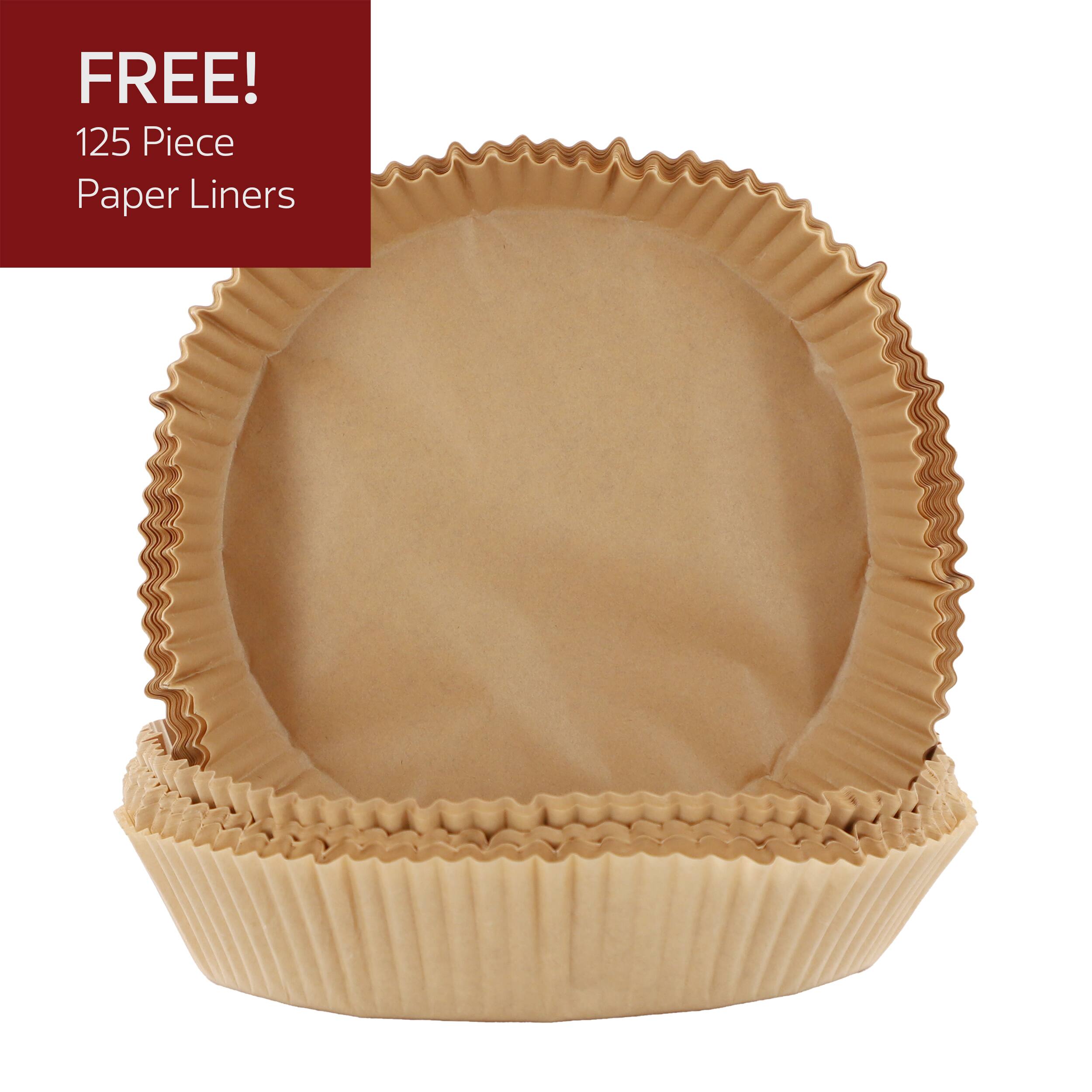 FREE!  
125 Piece Paper Liners