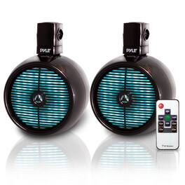 Pyle - Marine Speakers - 8 Inch Waterproof IP44
