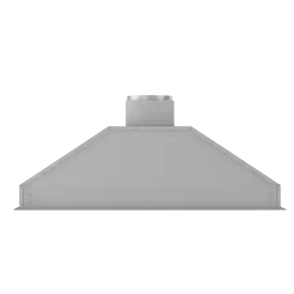 Front. ZLINE - 46 in. Ducted Wall Mount Range Hood Insert in Stainless Steel (695-46) - Brushed Stainless Steel.