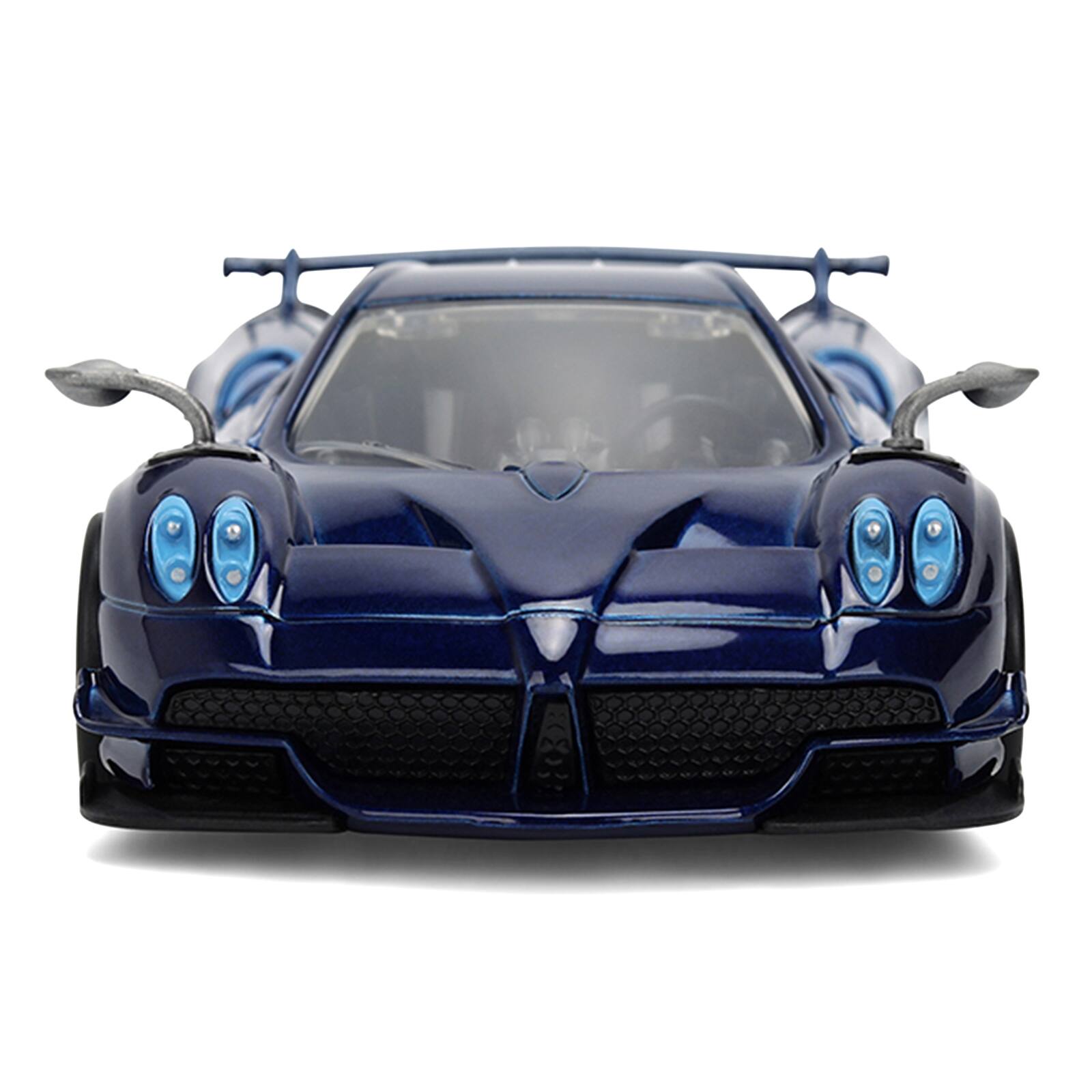 Alt View 5. Jada - Pagani Huayra Roadster BC Blue Metallic with White "Fast X" 2023 Movie "25th Anniversary" 1/32 Car by Jada.