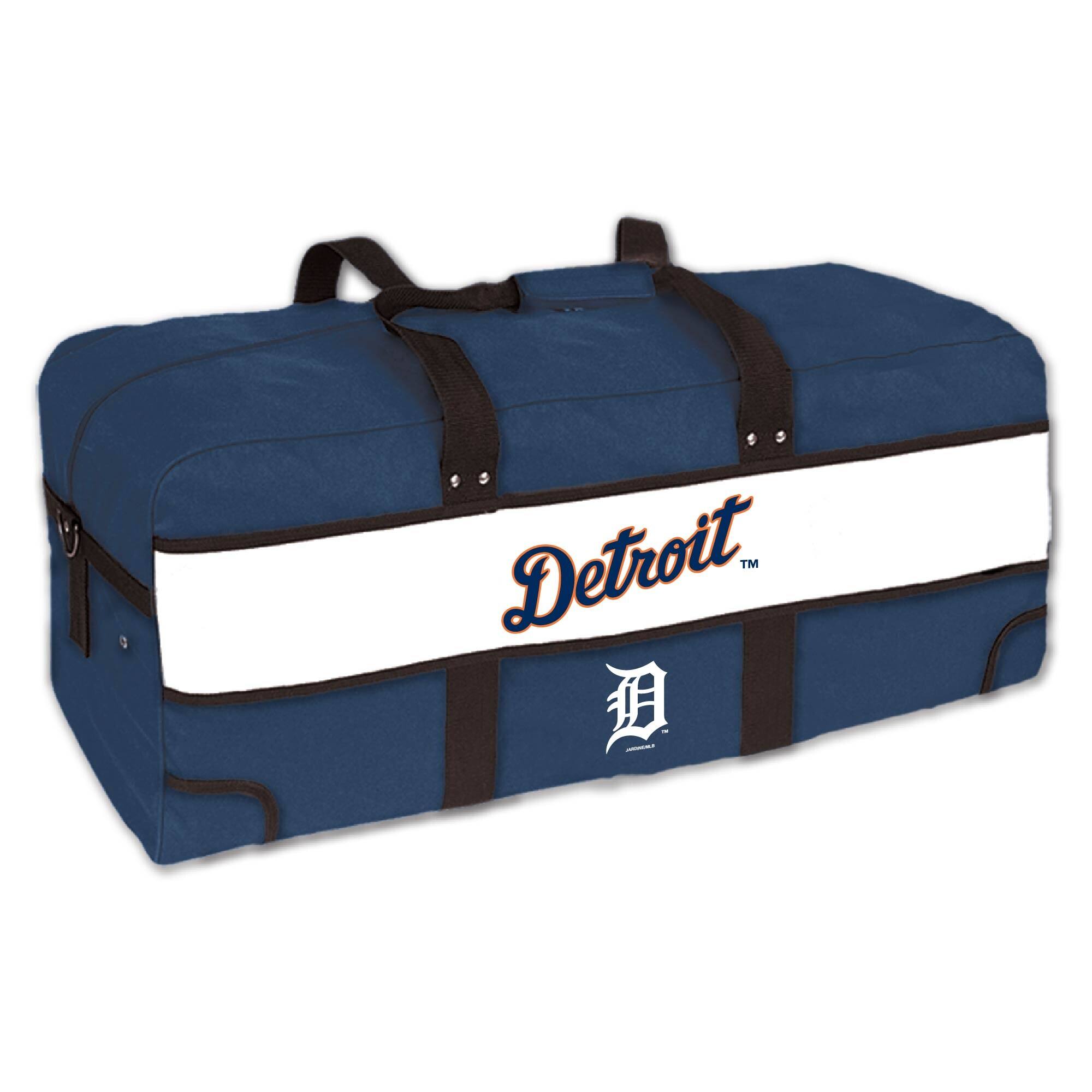 Front. Jardine - Detroit Tigers Mega-Pak Duffel Bag - Navy.