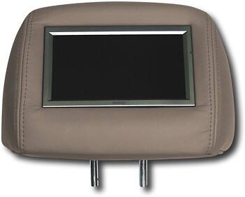 Front Standard. Epik - Headrest DVD System for Honda Accord - Ivory leather.