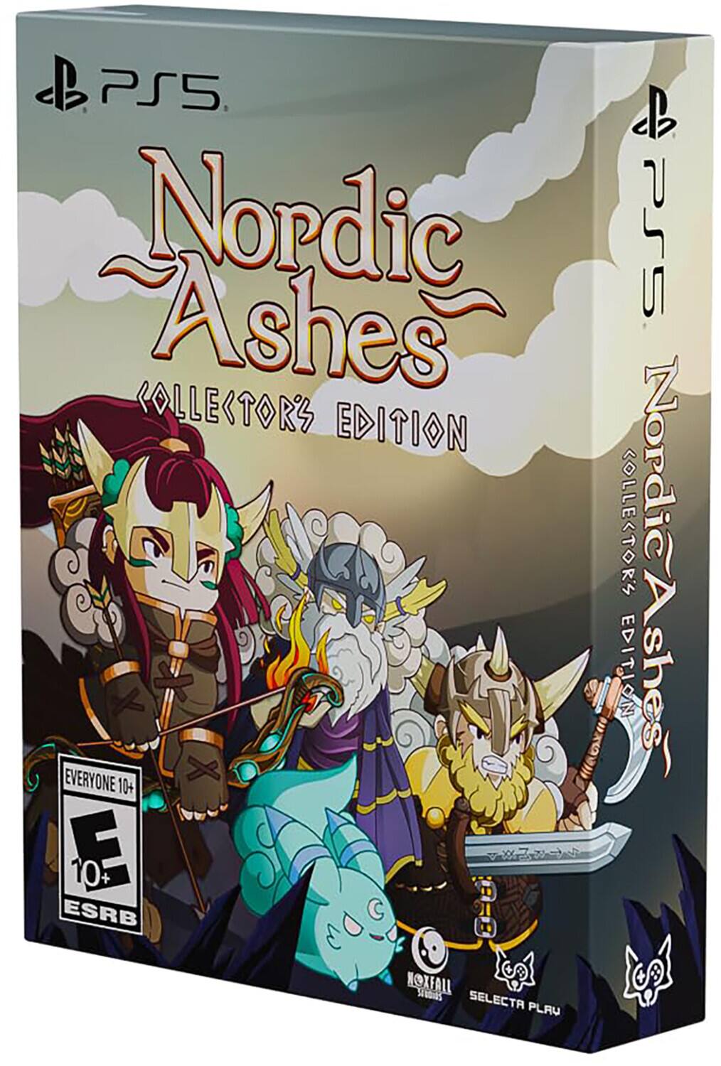 PS5 Nordic Ashes COLLECTOR'S EDITION EVERYONE 10+ E 10+ ESRB D C 3 NOXFALL L SEOIS SELECTA PLRU B PS5 COLLECTOR'S NordicAshes EDITION
