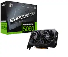 msi OC OITION 2X 8GB GDDR7 SHADOW GEFORCE RTX NV 5060 5060 REFLEX | STUDIO TRACING | DLSS 4 I RAY msi msi