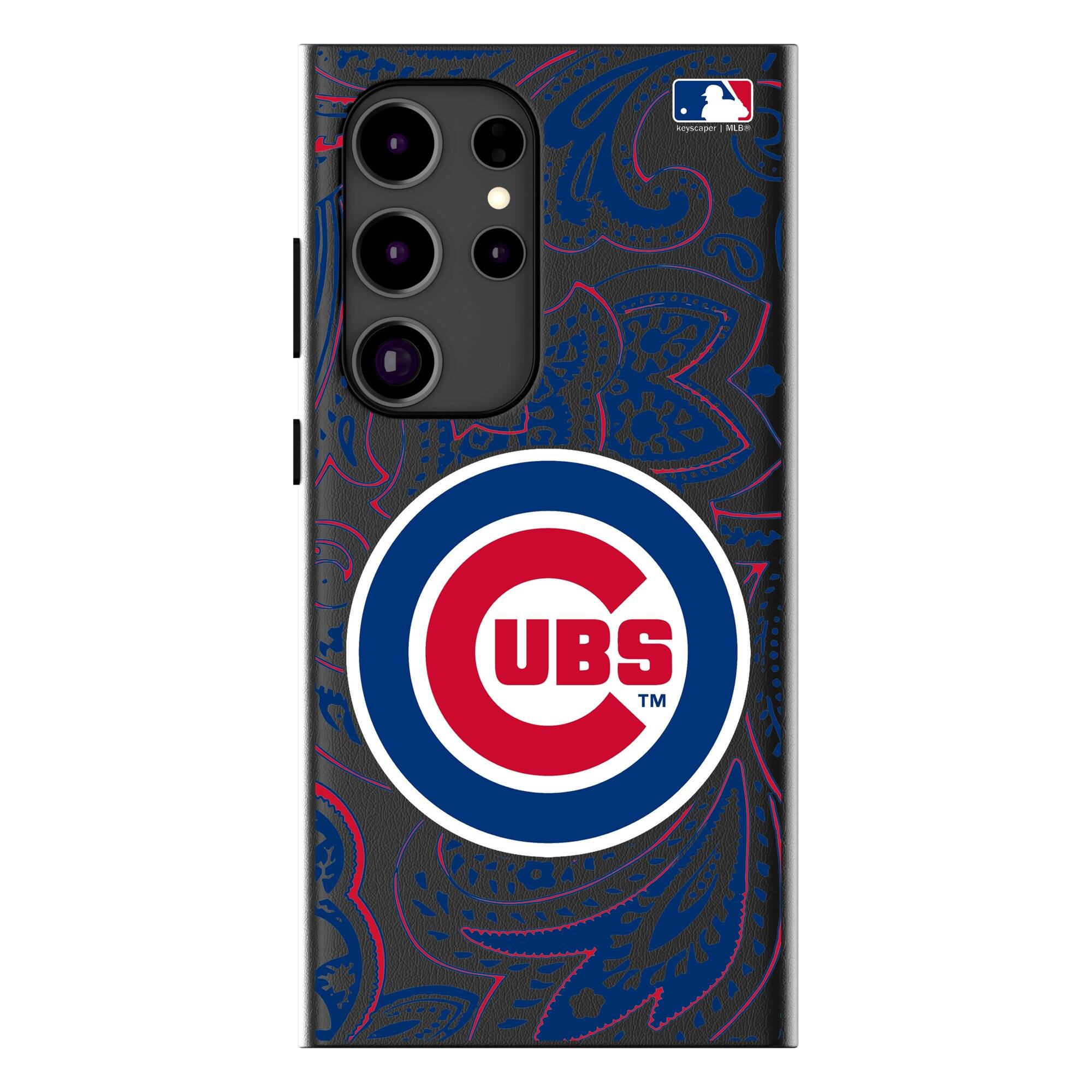 Keyscaper - MLB - Chicago Cubs Paisley Galaxy Magnetic Bump Case - S24 - Black price history on PriceWatchPro