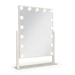 Zadro - Hollywood Makeup Mirror - 18" x 21" - 15 LED Light Bulbs with Dimmable Brightness - Neutral
